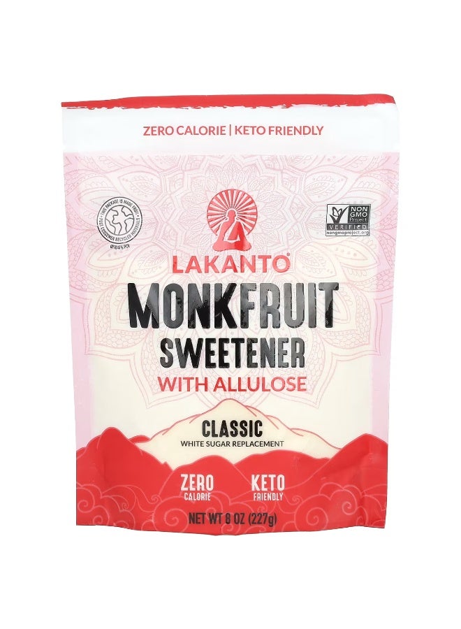 Lakanto, Monkfruit Sweetener with Allulose, Classic , 8 oz (227 g)